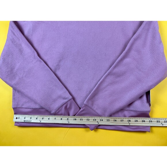 Abound Fleece Pullover Sweater Pink Bloom Womens XL Mock Neck Long Sleeve NWT - Picture 5 of 10